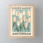 Flower Market Amsterdam - Matisse Inspired Mini Art Print Gallery Image 1