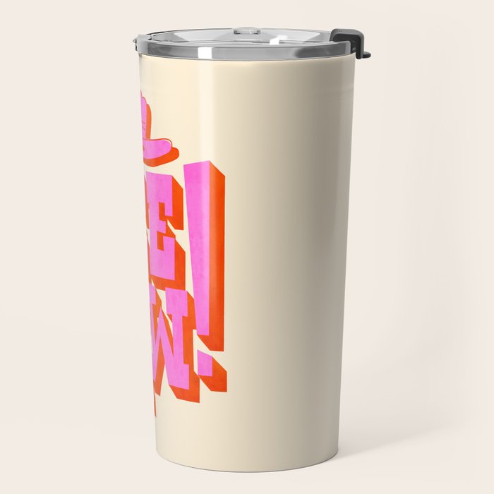 Yee Haw! Fun Cowboy Art Travel Mug Gallery Image 2