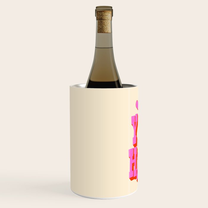 Yee Haw! Fun Cowboy Art Wine Chiller Gallery Image 2