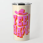 Yee Haw! Fun Cowboy Art Travel Mug Gallery Image 1