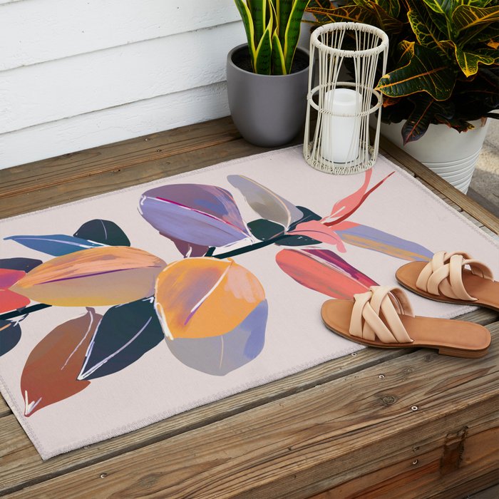 House Plant 5 Outdoor Rug Gallery Image 2
