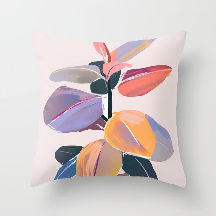 House Plant 5 Throw Pillow Gallery Image 6