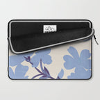 Light Blue Flowers Laptop Sleeve Gallery Image 2