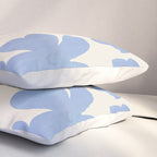 Light Blue Flowers Pillow Sham Gallery Image 3