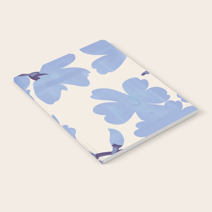 Light Blue Flowers Notebook Gallery Image 1