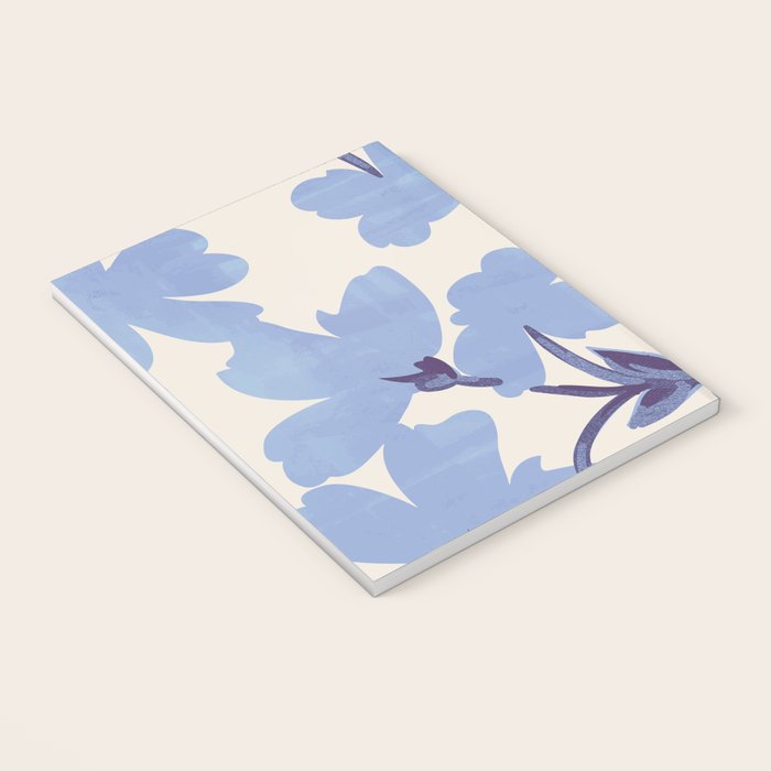 Light Blue Flowers Notebook Gallery Image 3