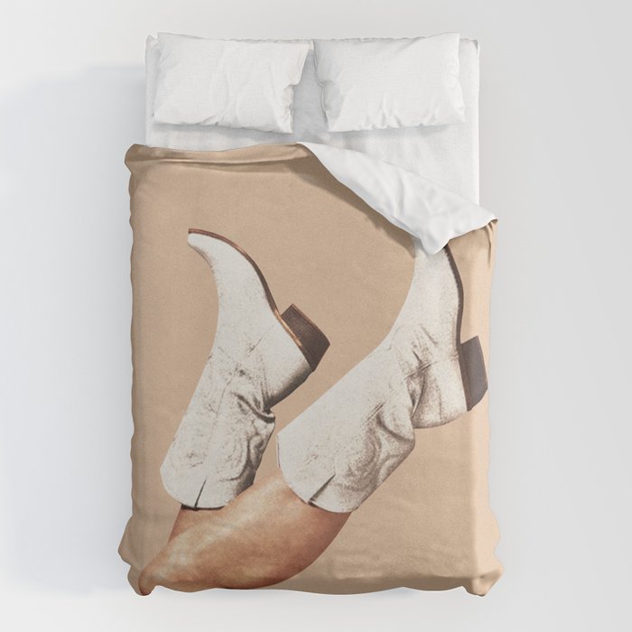 These Boots - Nude Boho Duvet Cover Gallery Image 1