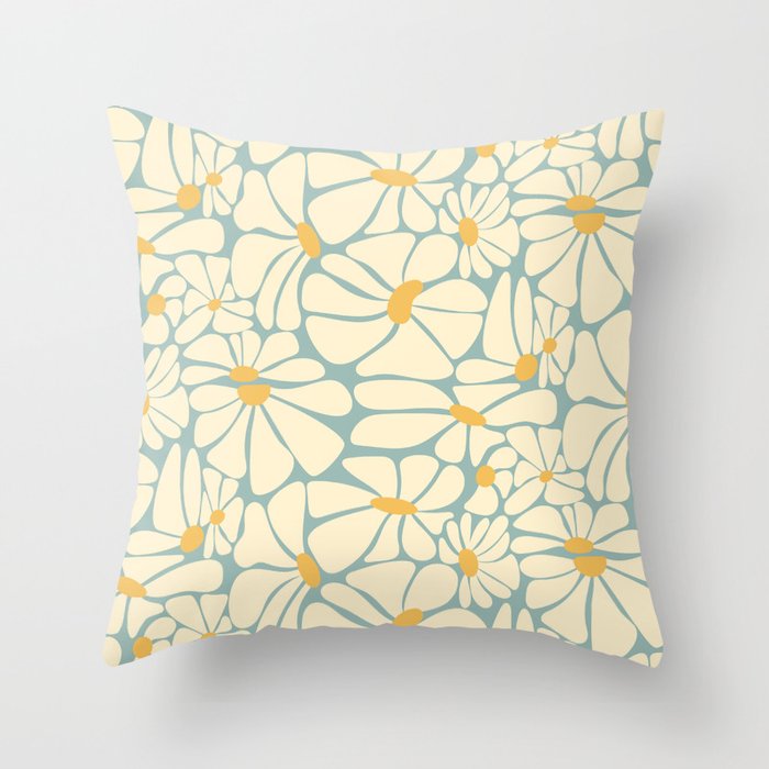 Flower Market Stockholm - Matisse Inspired Throw Pillow Gallery Image 6