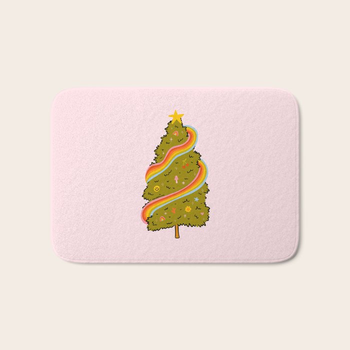 Rainbow Tree Bath Mat Gallery Image 1