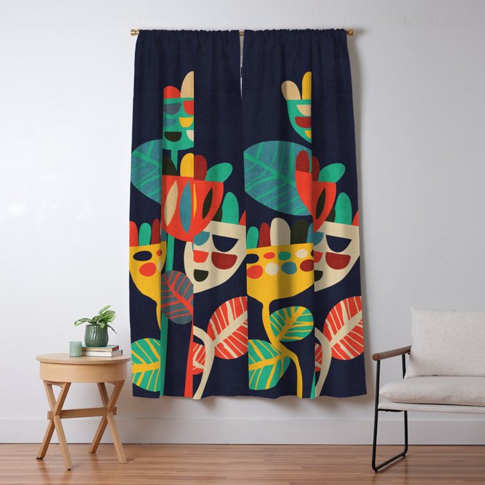 Wild Flowers Window Curtain Gallery Image 5