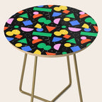 Colorful abstract geometric shape art pattern Side Table Gallery Image 2