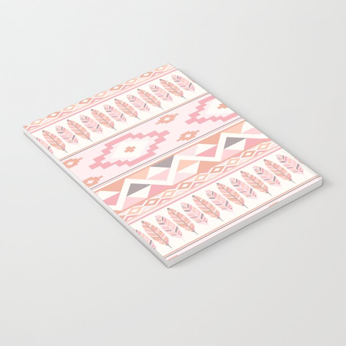 Pink Boho Tribal Aztec Notebook Gallery Image 3