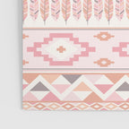 Pink Boho Tribal Aztec Poster Gallery Image 3