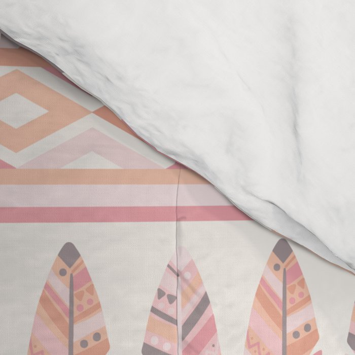 Pink Boho Tribal Aztec Comforter Gallery Image 4
