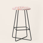 Pink Boho Tribal Aztec Stool Gallery Image 1