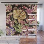 Watercolor Bloom in the Dark Wall Mural Gallery Image 1
