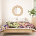 Watercolor Bloom in the Dark Duvet Cover Gallery Image 3