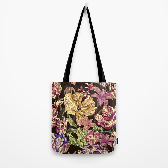 Watercolor Bloom in the Dark Tote Bag Gallery Image 2