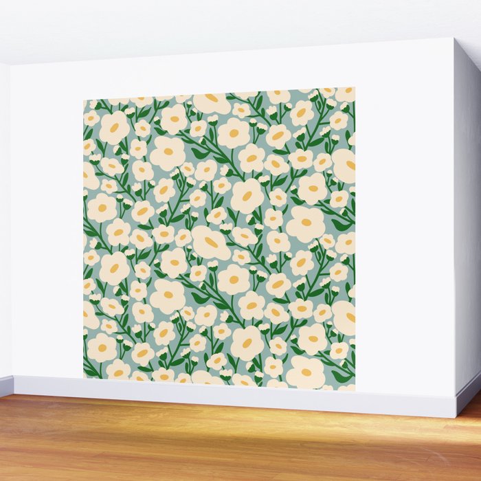 Flower Market Helsinki - Matisse Inspired Wall Mural Gallery Image 2