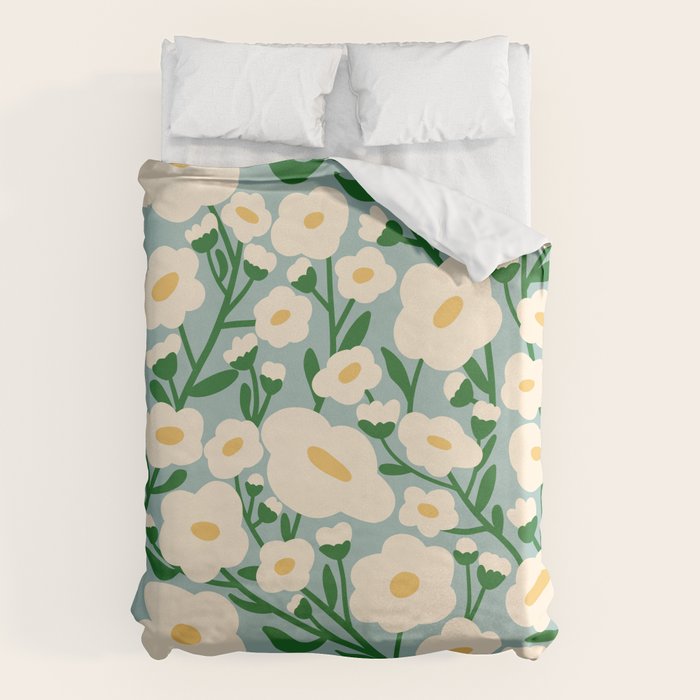 Flower Market Helsinki - Matisse Inspired Duvet Cover Gallery Image 1
