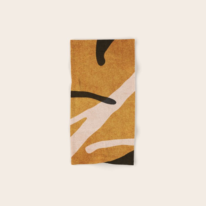 ABSTRACT ALPHABET / Script T Bath Towel Gallery Image 1