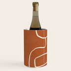 Abstract line art 15 Terracotta Wine Chiller Gallery Image 2