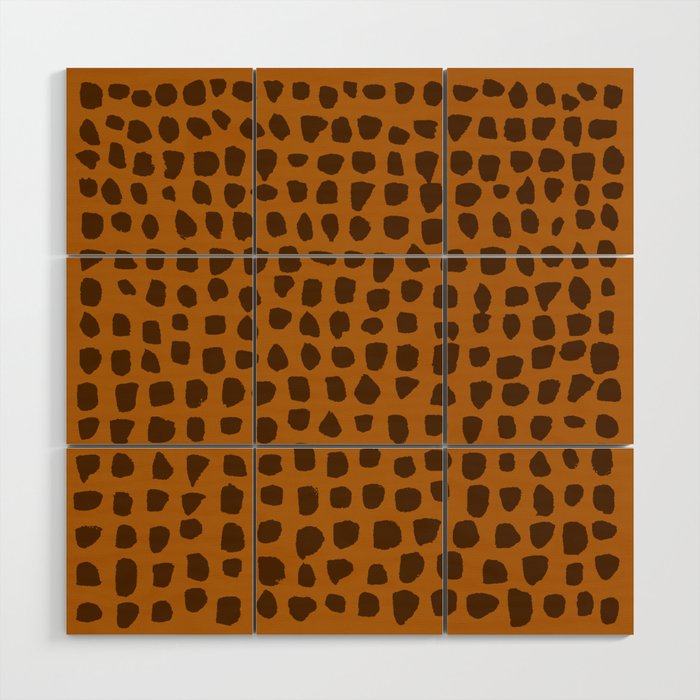 Dots (Baby Leopard) Wood Wall Art Gallery Image 1