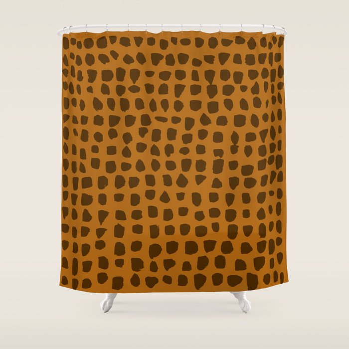 Dots (Baby Leopard) Shower Curtain Gallery Image 1