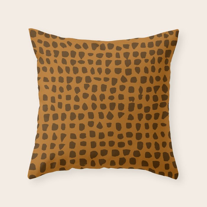 Dots (Baby Leopard) Throw Pillow Gallery Image 6