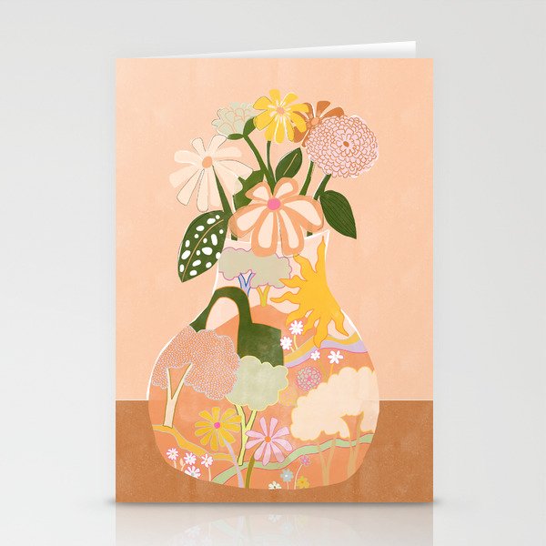 Flower Vase Stationery Card Gallery Image 2