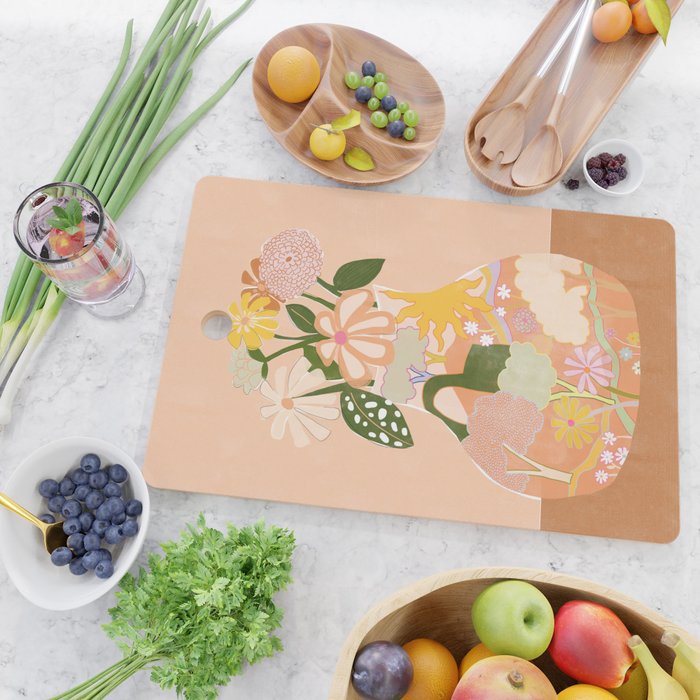 Flower Vase Cutting Board Gallery Image 2