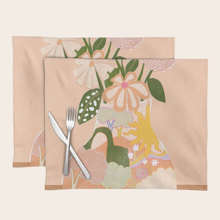 Flower Vase Placemat Gallery Image 1