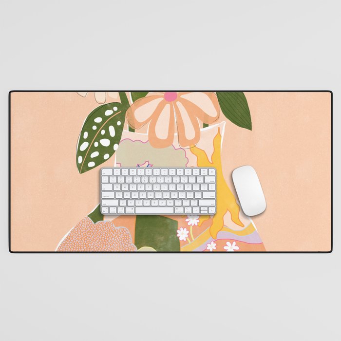 Flower Vase Desk Mat Gallery Image 1