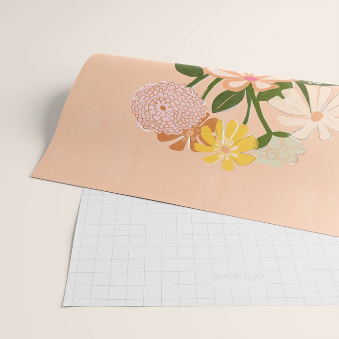 Flower Vase Wrapping Paper Gallery Image 2