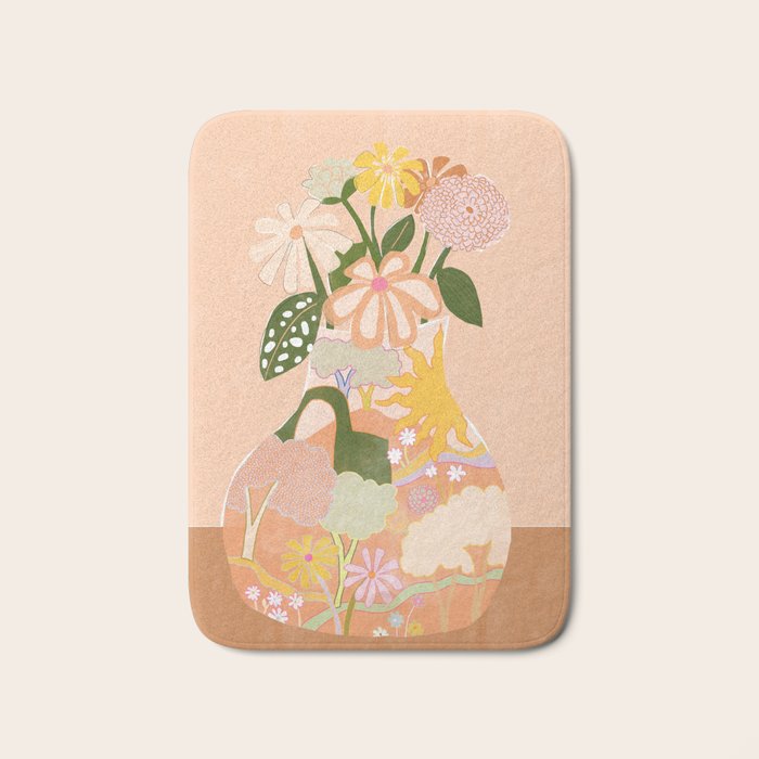 Flower Vase Bath Mat Gallery Image 1