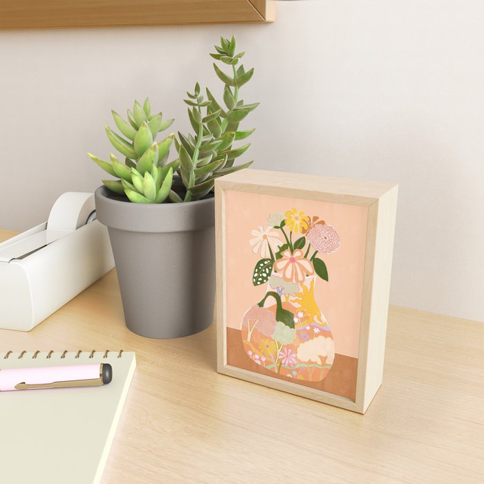 Flower Vase Mini Art Print Gallery Image 2