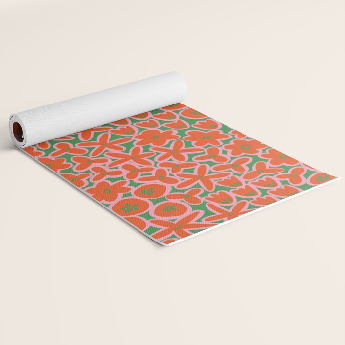 Vibrant Summer Pattern #1 Yoga Mat Gallery Image 2