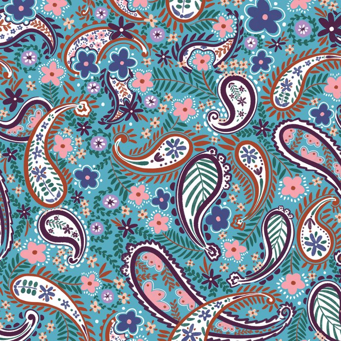 Whimsical Paisley Dance Coffee Mug Gallery Image 2