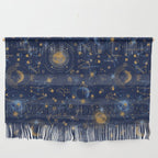 Dark blue zodiac abstract YB Wall Hanging Gallery Image 1