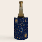 Dark blue zodiac abstract YB Wine Chiller Gallery Image 1