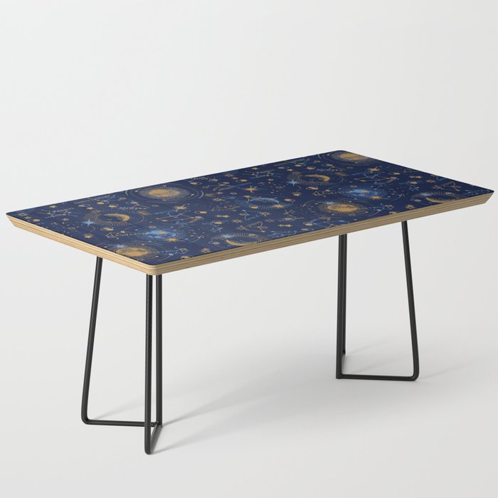 Dark blue zodiac abstract YB Coffee Table Gallery Image 1