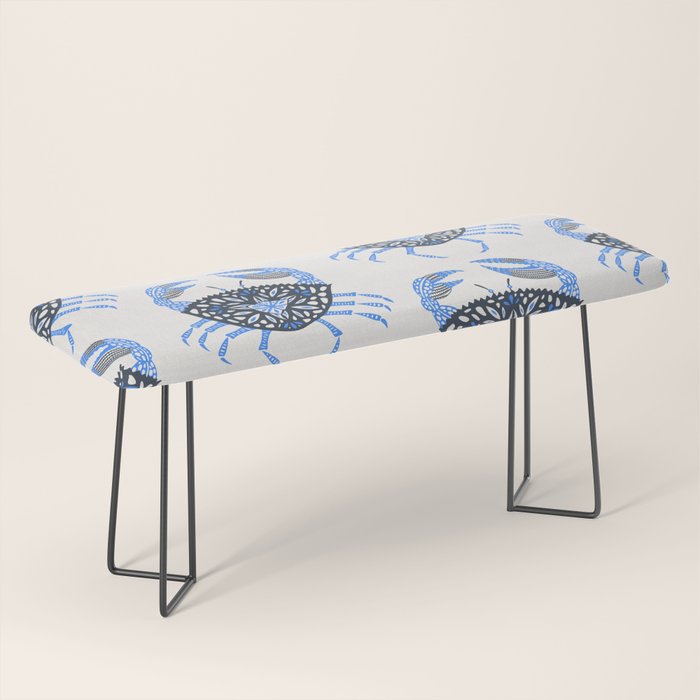 Blue Crab Bench Gallery Image 1