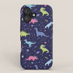 Dinosaurs in Space iPhone Case Gallery Image 1