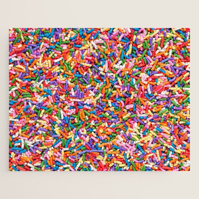 Colorful Rainbow Sprinkles | Sweet Candy Jigsaw Puzzle Gallery Image 1
