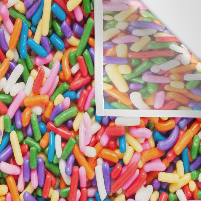 Colorful Rainbow Sprinkles | Sweet Candy Wall Tapestry Gallery Image 3
