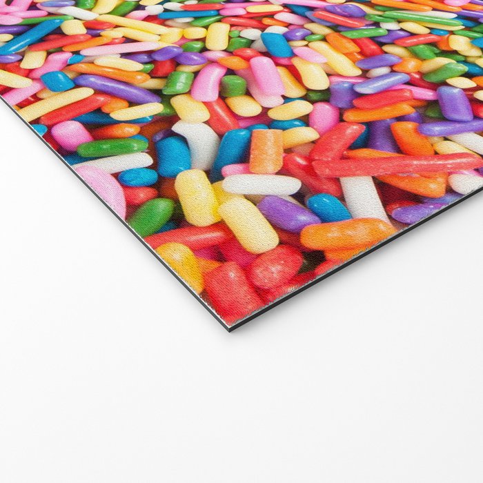 Colorful Rainbow Sprinkles | Sweet Candy Welcome Mat Gallery Image 2