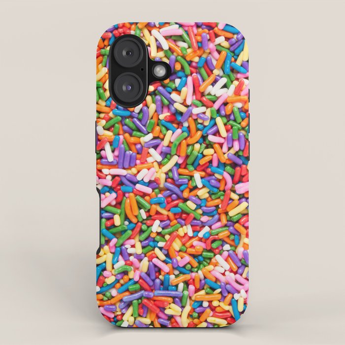Colorful Rainbow Sprinkles | Sweet Candy iPhone Case