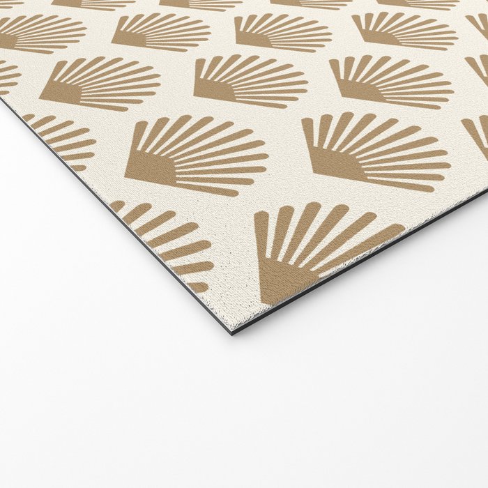 Art Deco Pattern 1 - Gold Welcome Mat Gallery Image 2