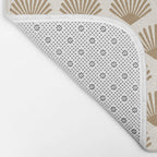 Art Deco Pattern 1 - Gold Bath Mat Gallery Image 2