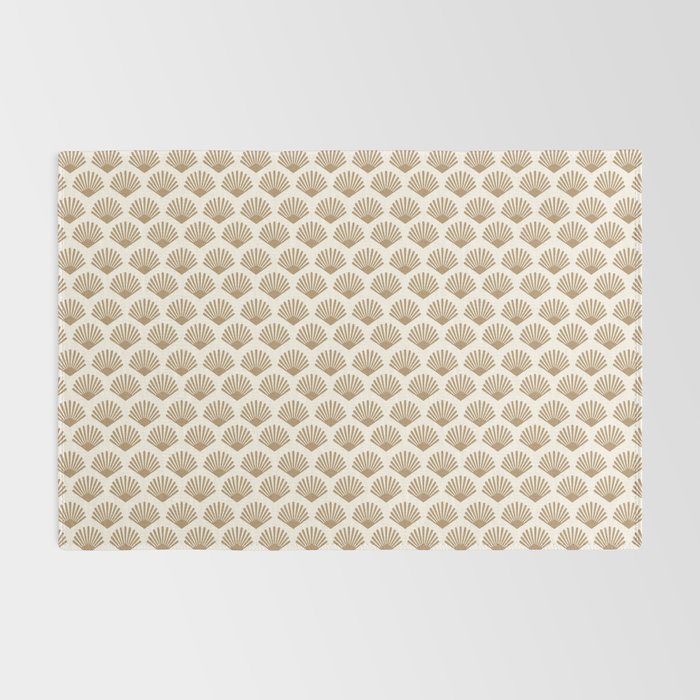 Art Deco Pattern 1 - Gold Rug Gallery Image 2